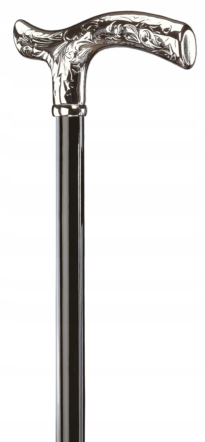Laska drewniana Gastrock Fancy-chrom czarna