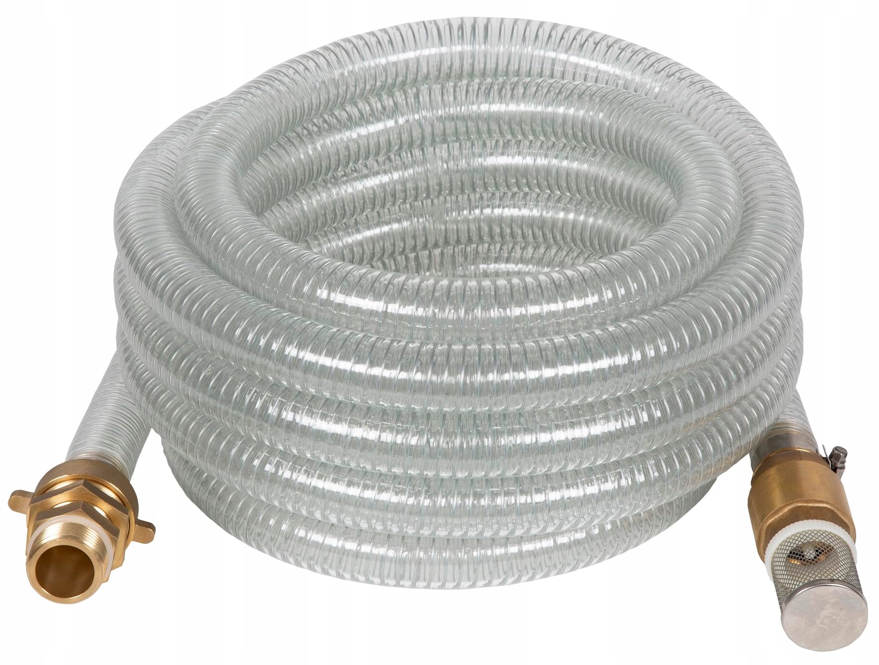 Einhell 4173640 Sací Hadice, stříbrná, 7 m, mosaz