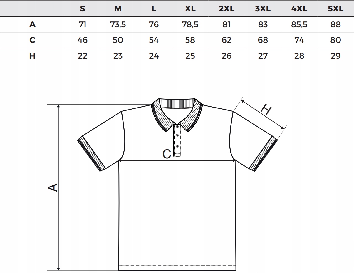 MALFINI PIQUE 203 koszulka polo WYSOKA JAKOŚĆ XXL Wzór dominujący bez wzoru