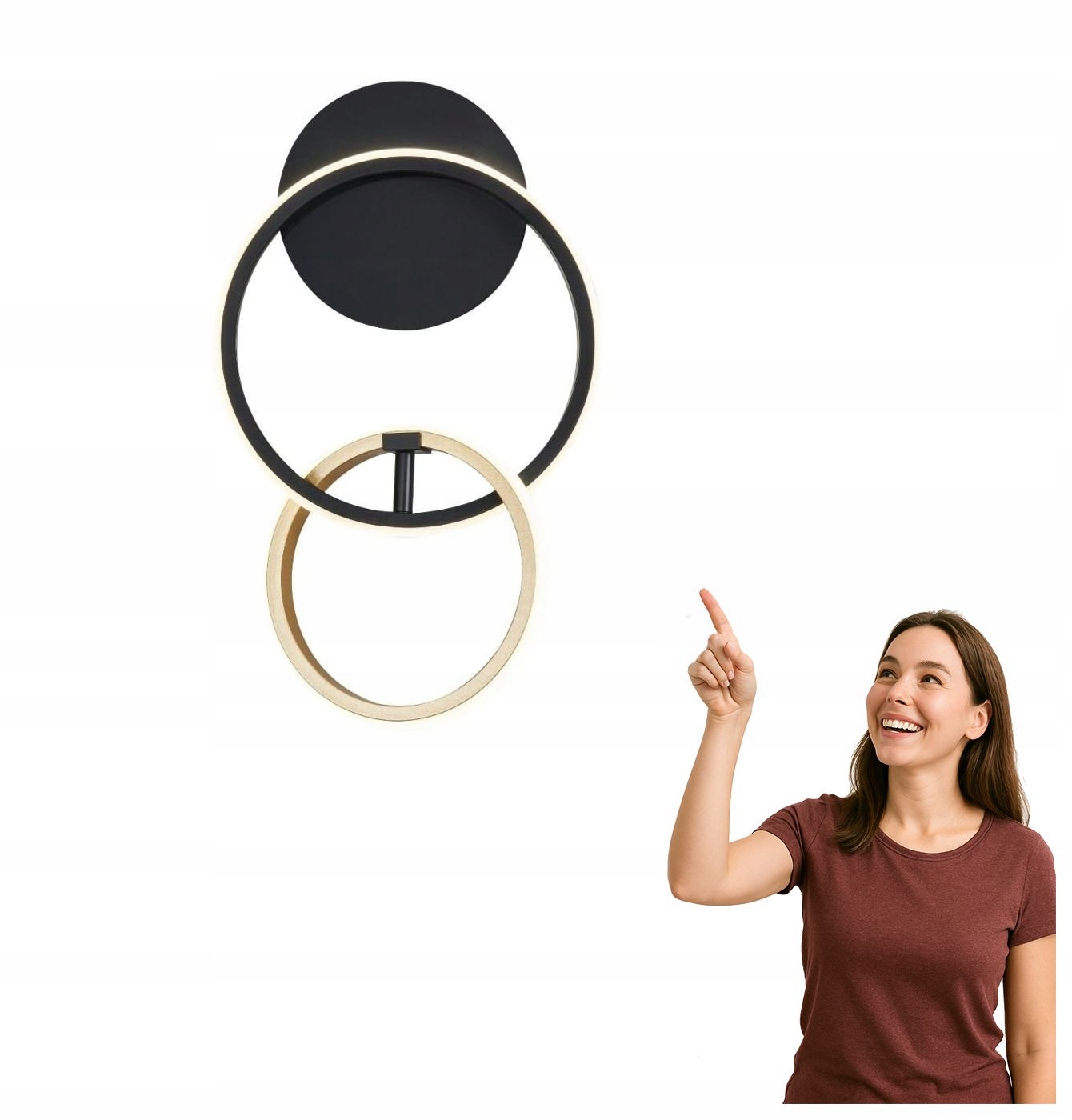 Led nástenná lampa 18W Rando 20002W-GD Zuma Line