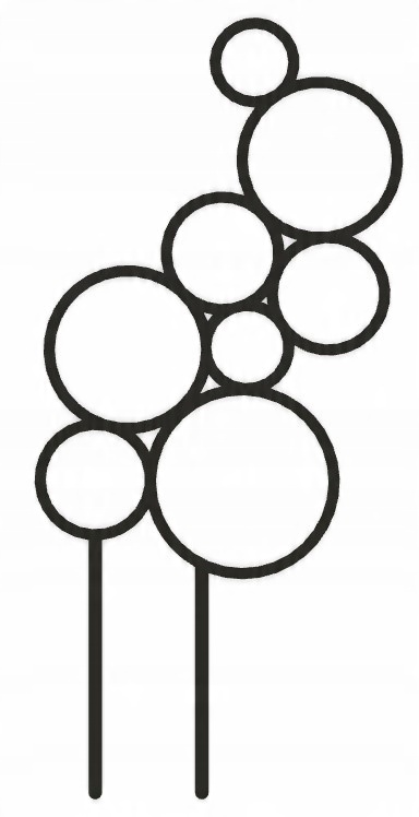 

Podpórka Kwiatów Roślin Drabinka Pergola XXL 58 CM
