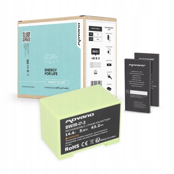 Baterie Movano pro iRobot Roomba i7, i8