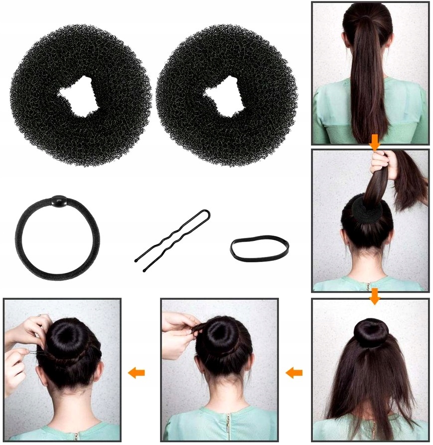 ZESTAW do Włosów Koka Wypełniacz Grzebień Upięć Model B132