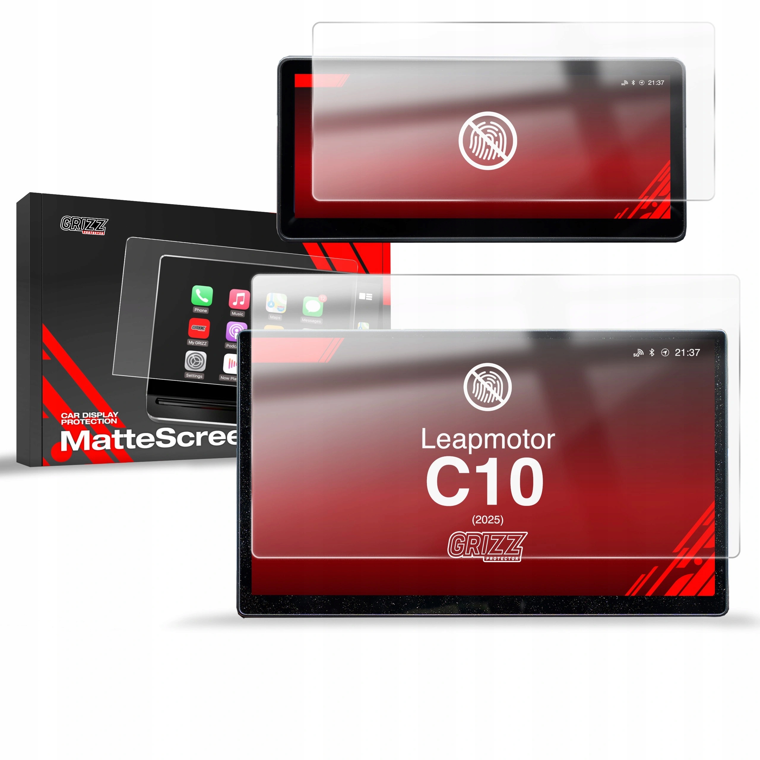 Ochranná matná fólia GrizzGlass CarDisplay pre Leapmotor C10 14,6" (2025)