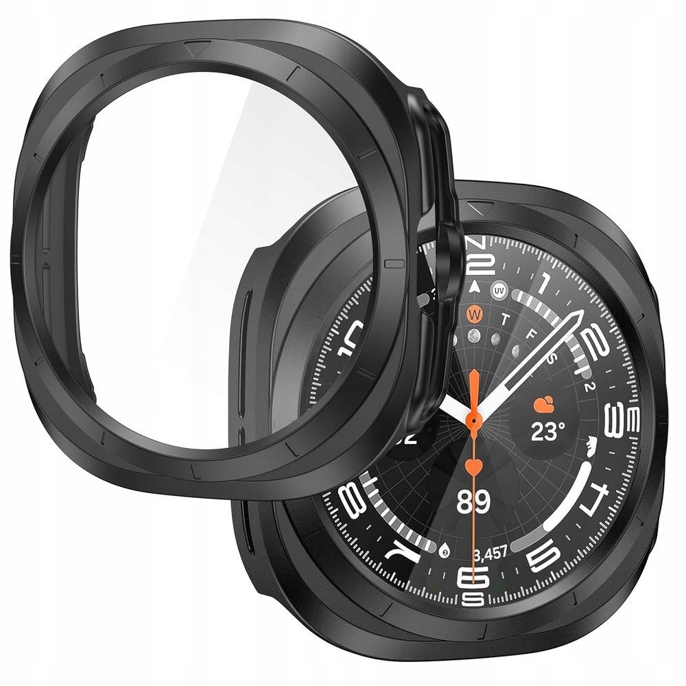 ETUI +SZKŁO 2w1 Defense Case Ochrona 360 do Samsung Galaxy Watch Ultra 47mm