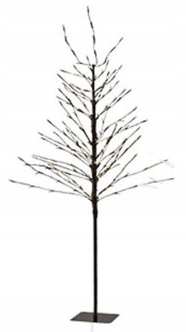 

drzewko świecące 200szt Led Timer czarny 150cm