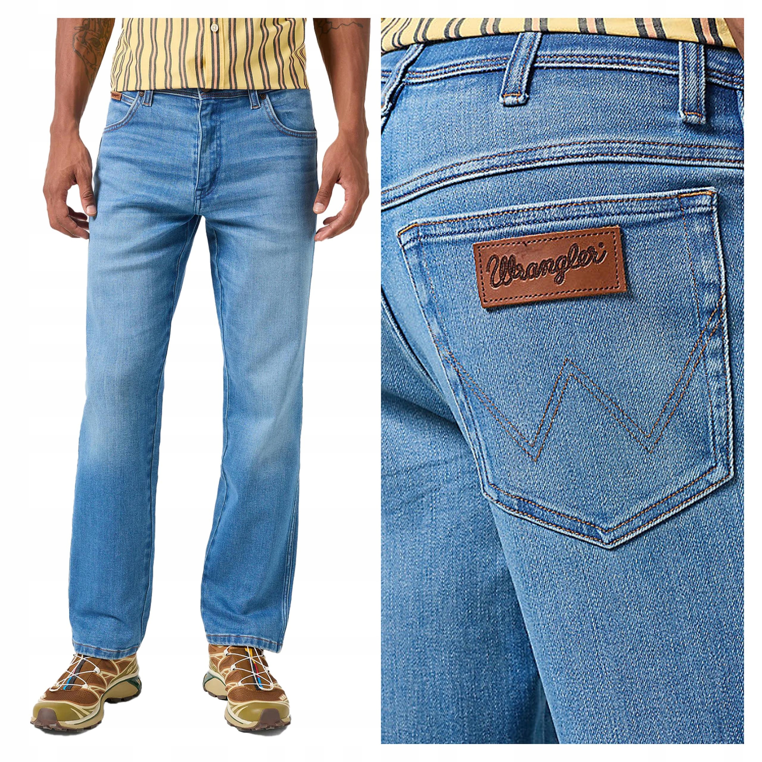 Pánské přiléhavé džínové kalhoty Wrangler Texas 31/32