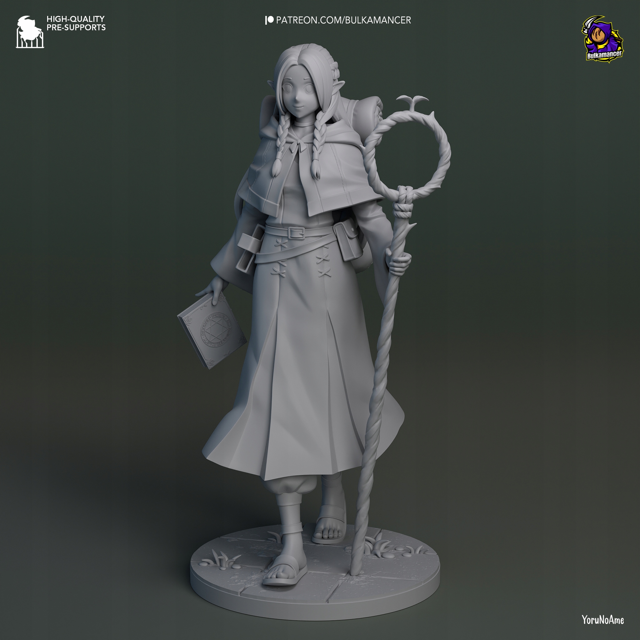 Figurka Marcille Dungeon Meshi Bulkamancer 3D tisk 14K Dárek
