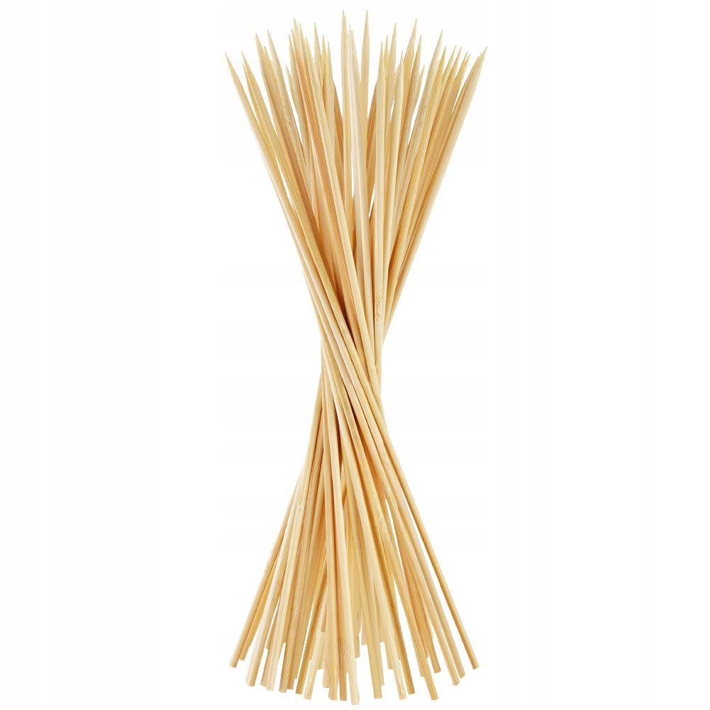PATYCZKI DO SZASZLYKÓW SZPIKULCE BAMBUSOWE 35 CM DŁUGIE WYKAŁACZKI 50 SZTUK