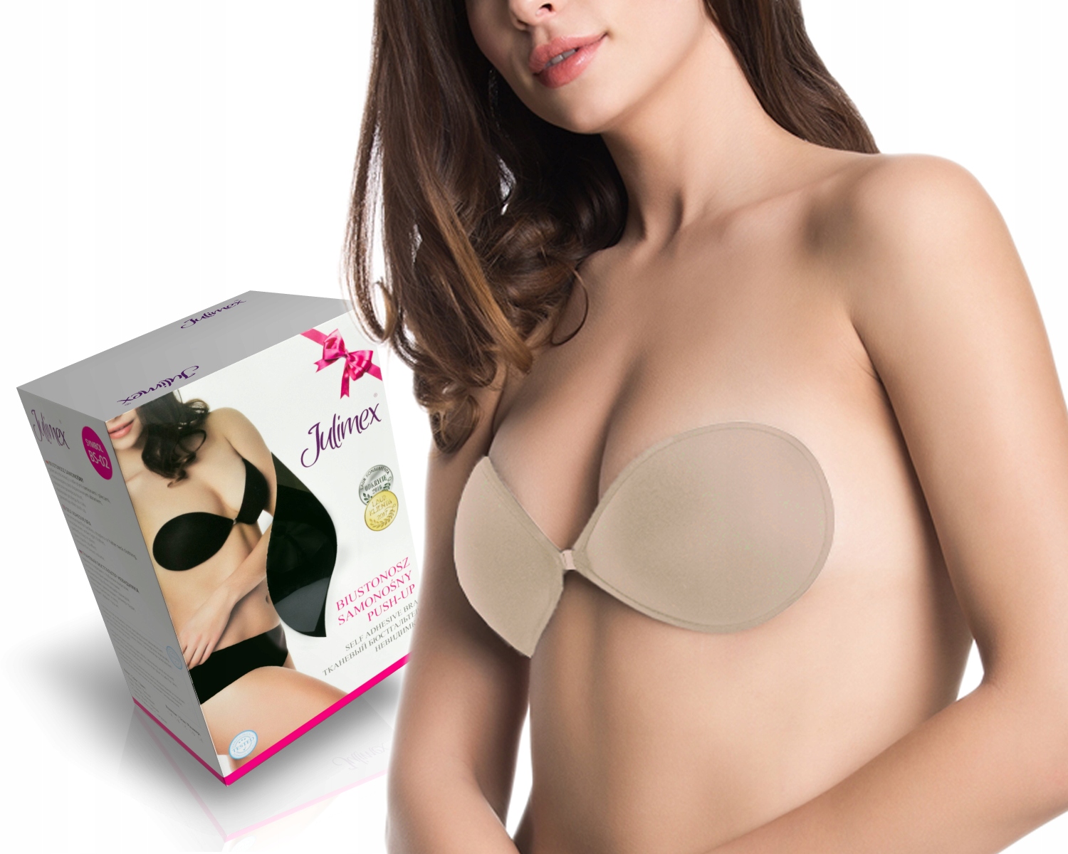 

Julimex biustonosz samonośny Push-up Bs 02 beż C