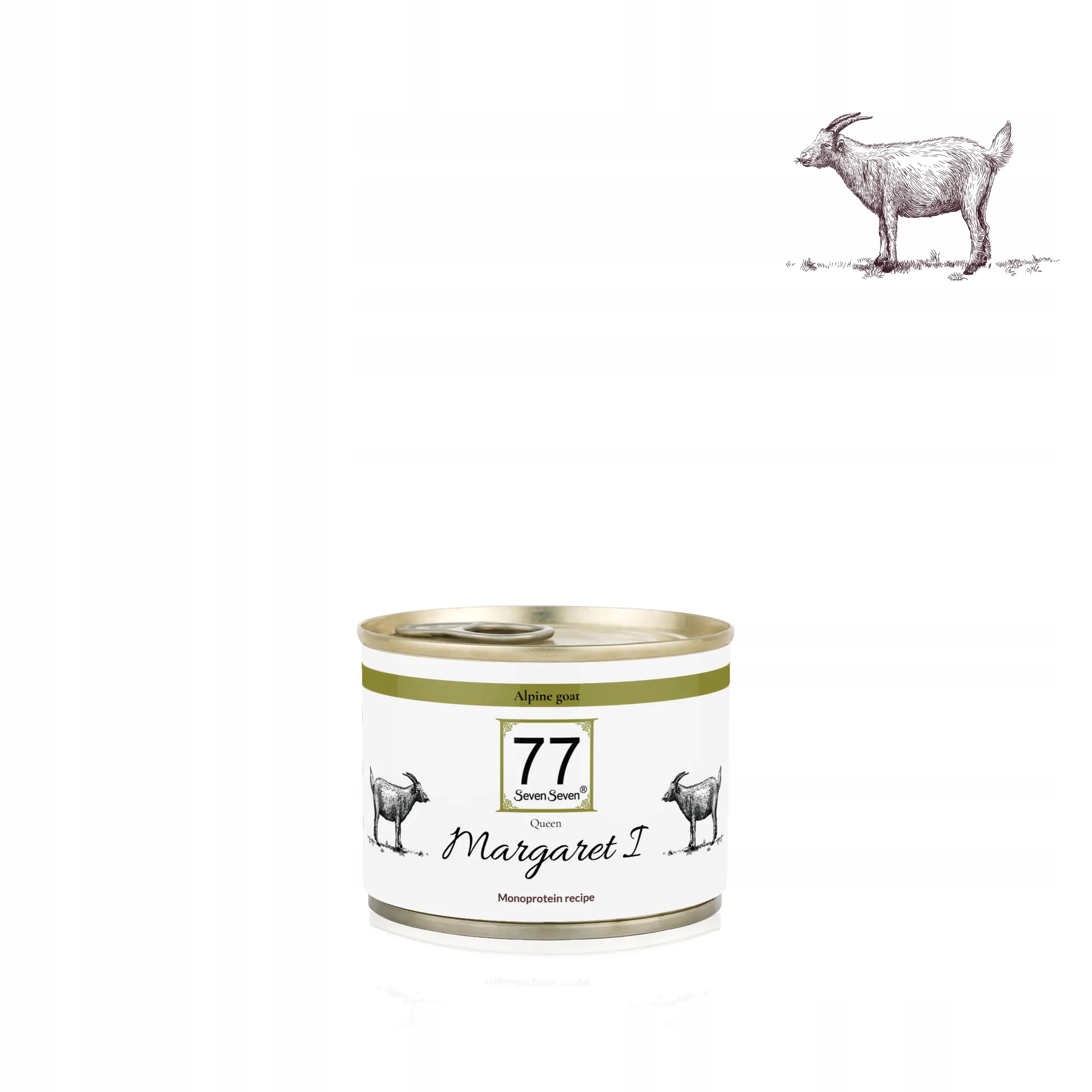 77 Margaret I krmivo Koza se spirulinou – 200 g – sada 6 ks