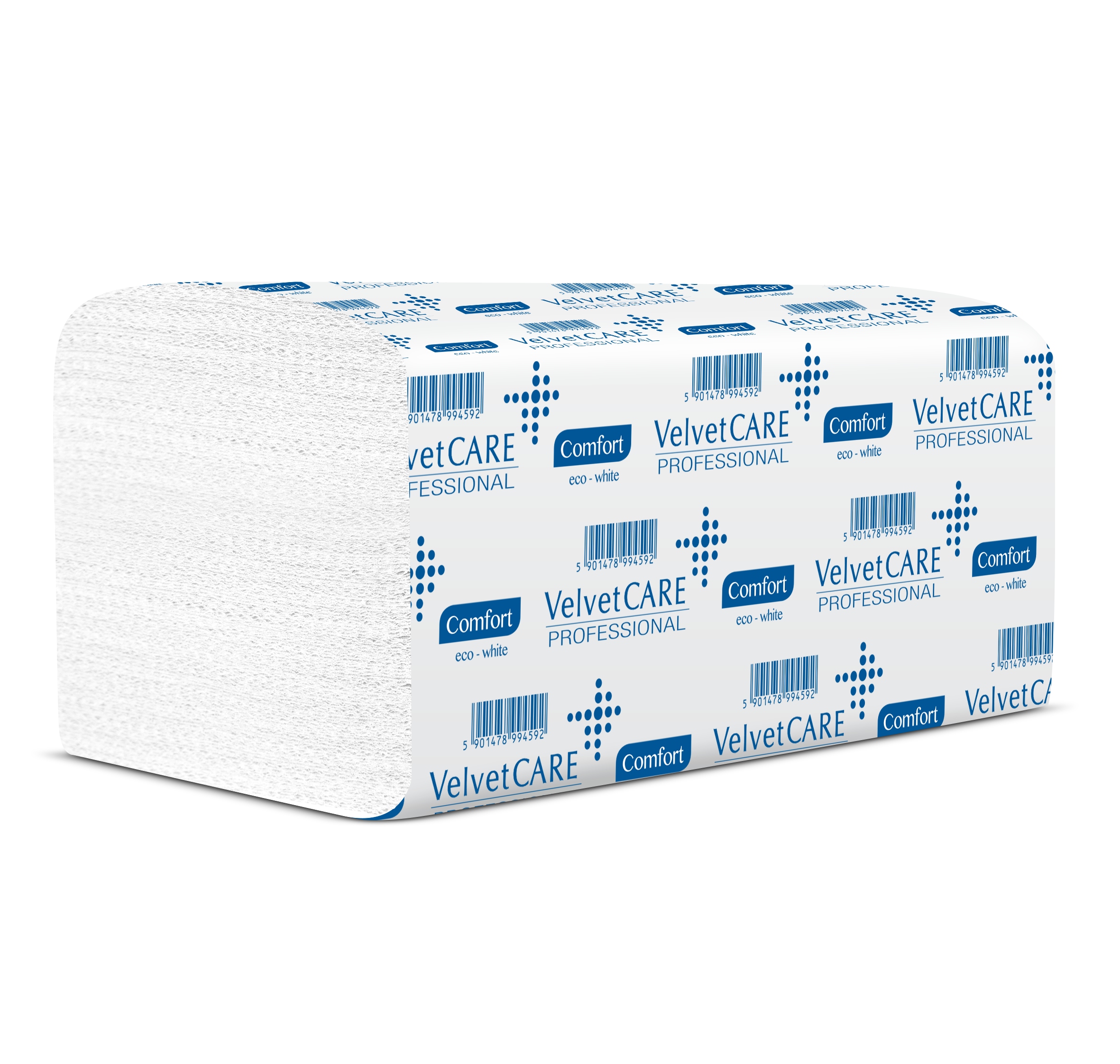 

Ręcznik Zz Papier 100% Celuloza Biały 160 Listków