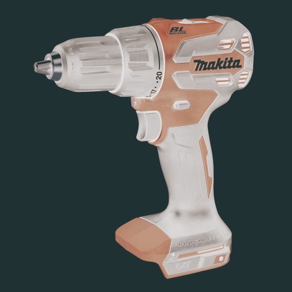 Makita DHP490Z aku příklepová vrtačka 18V Lxt, 65Nm, 500-1900 ot./min., bez
