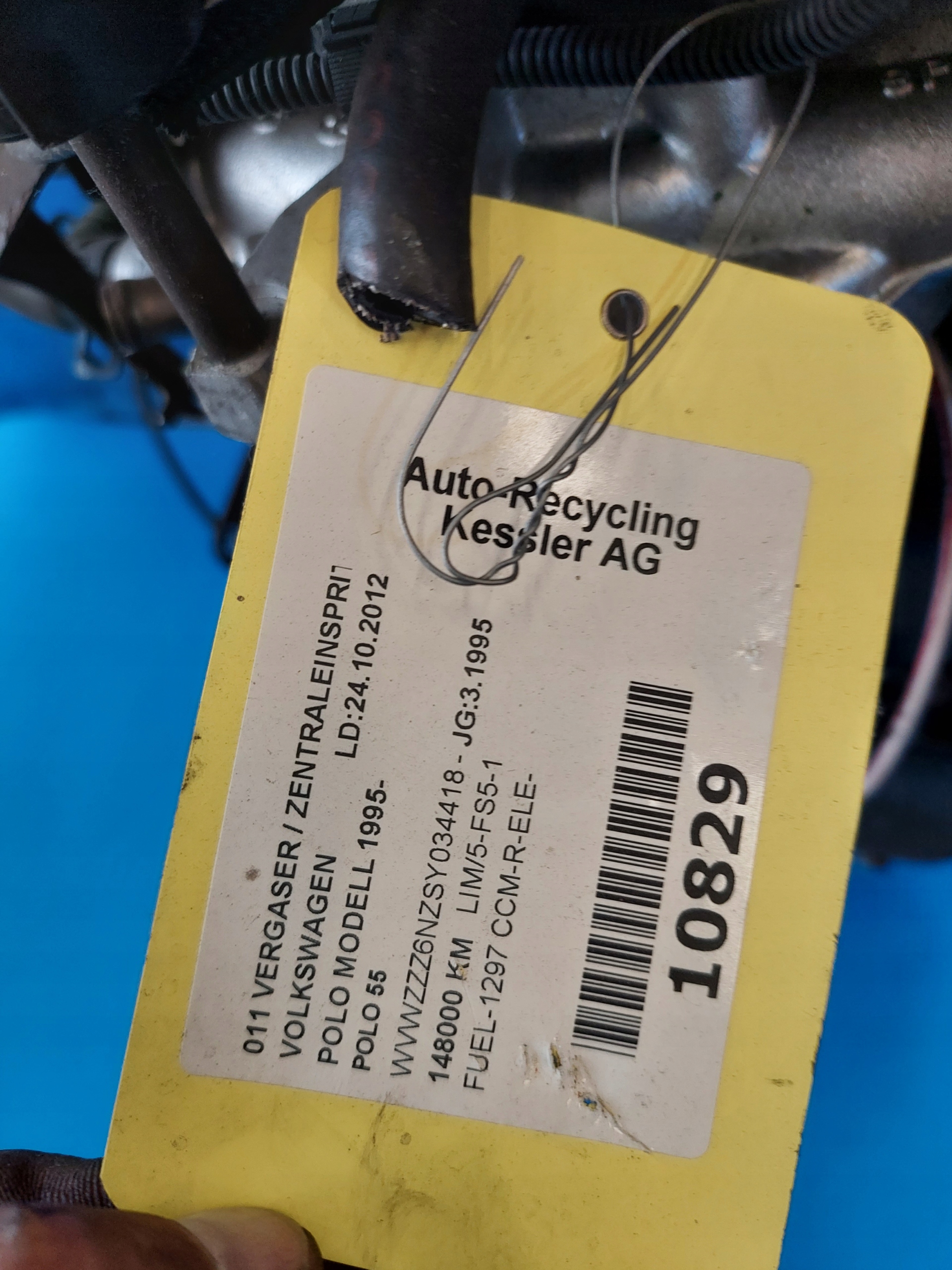 Motore POLO 6N 1.3 B ADX 148.000 KM
