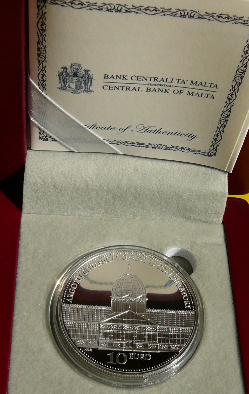 10 EURO MALTA 2017 OGRÓD BOTANICZNY ARGOTTI RZADKA