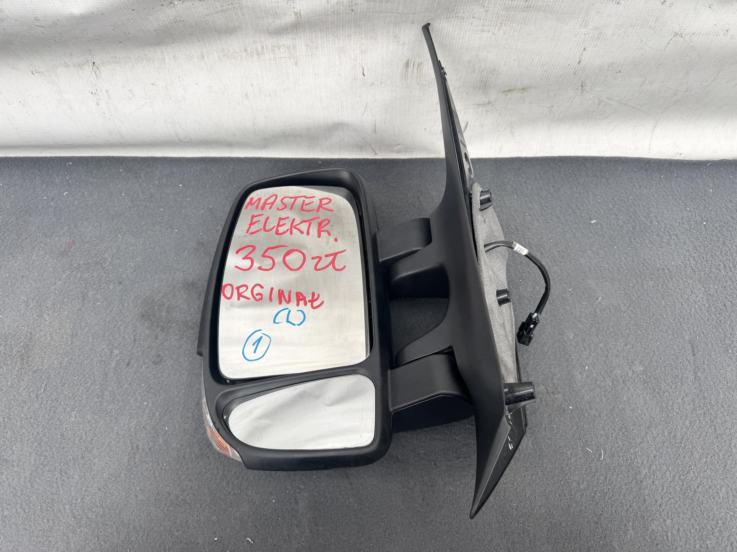 MASTER 3 MOVANO NV400 10- mirror left short electrics 7 PIN original