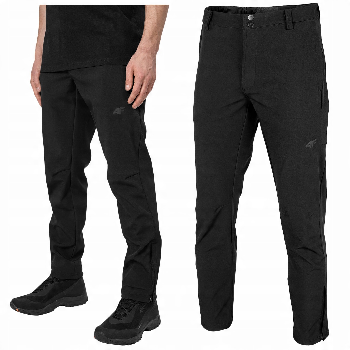 

Spodnie Trekkingowe 4F męskie Softshell SPMT001 XL