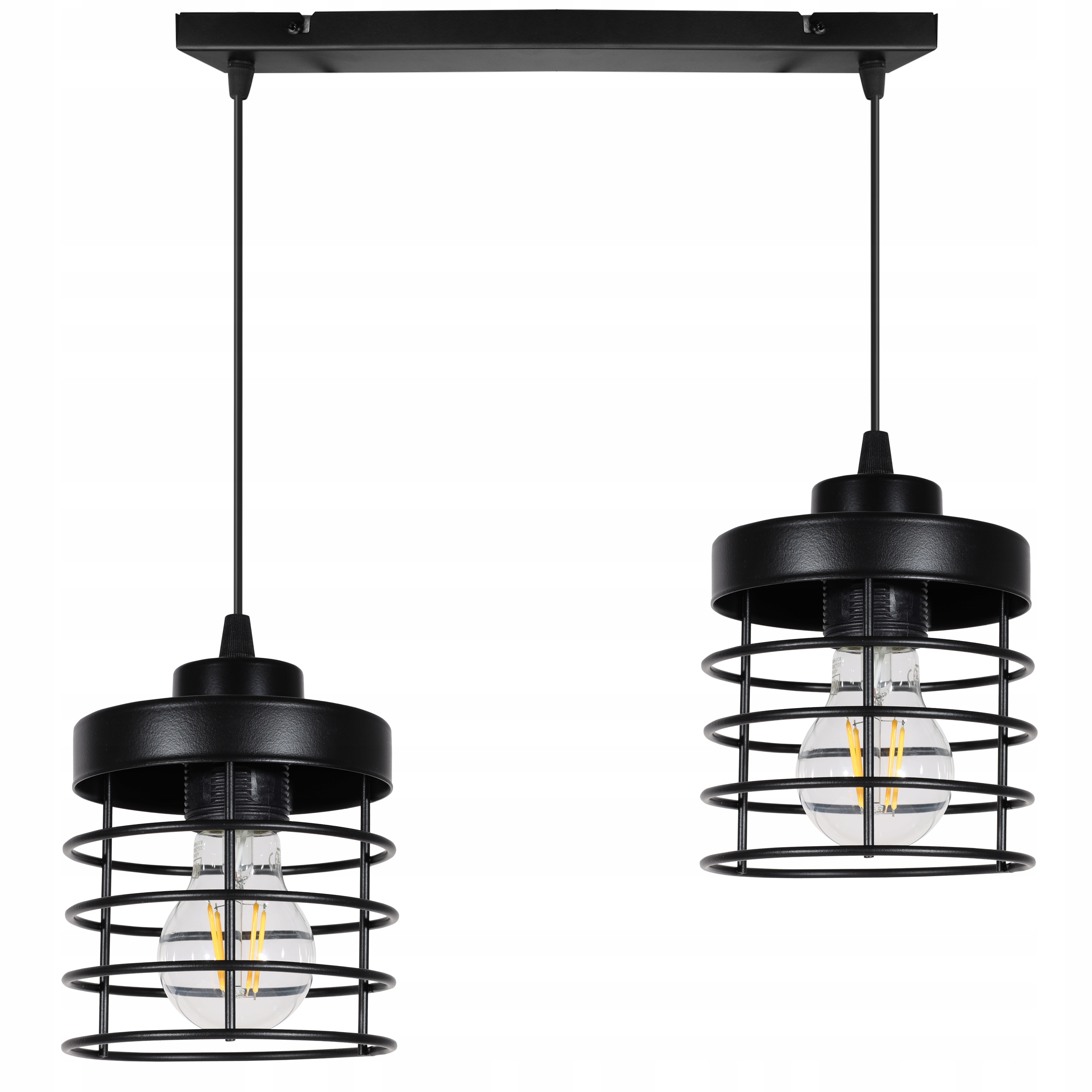 Závěsná lampa typu loft do předsíně u vchodových dveří Rasti E27