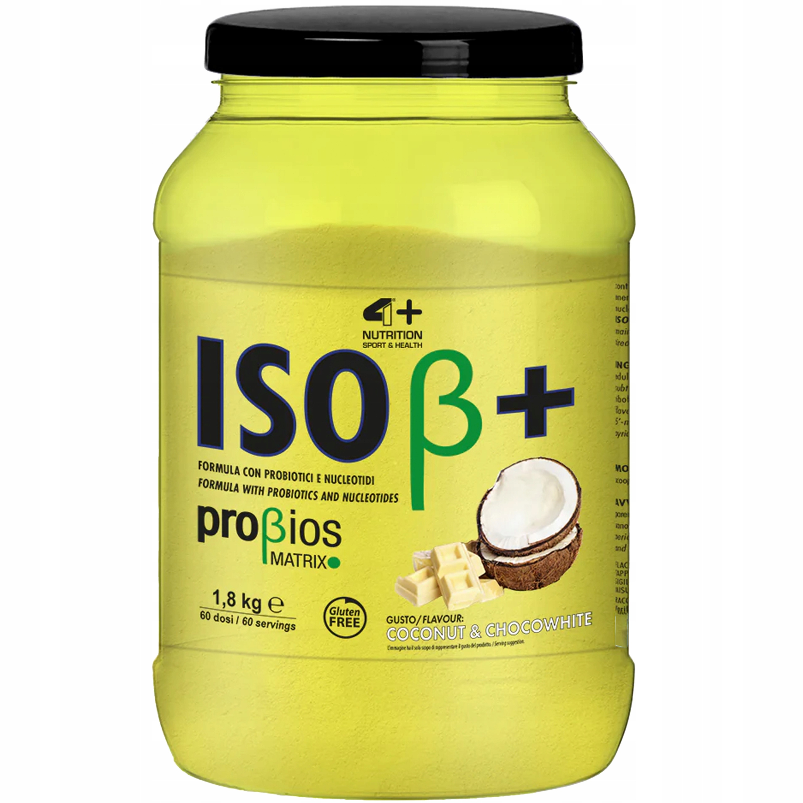 Protein Izolát Wpi 1800 g 4+ Nutrition Kokos bez laktózy
