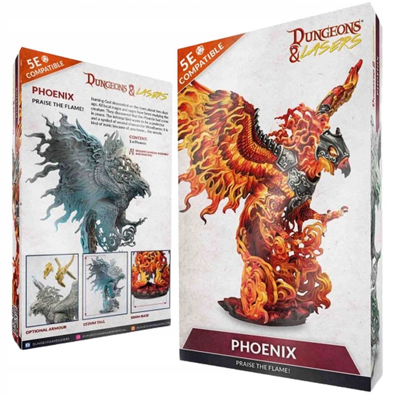 Figurka do Gier Dungeons and Lasers - Phoenix