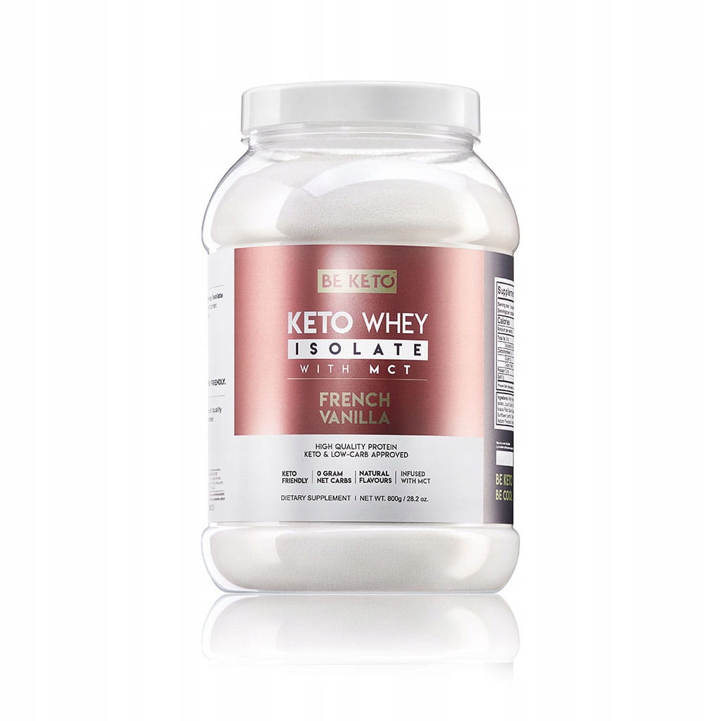 Keto Proteinový Izolát s Mct – Francouzská Vanilka 800 g