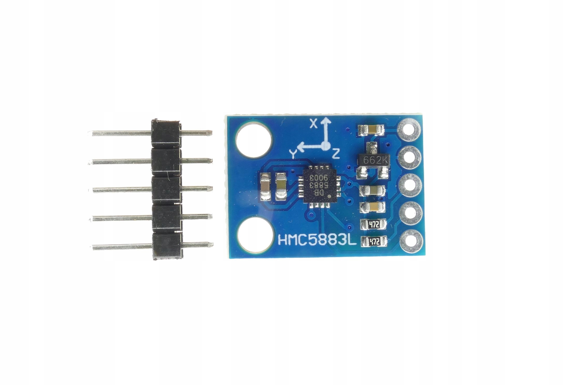 

Moduł GY-271 3-OSIOWY Magnetometr HMC5883 I2C 3/5V