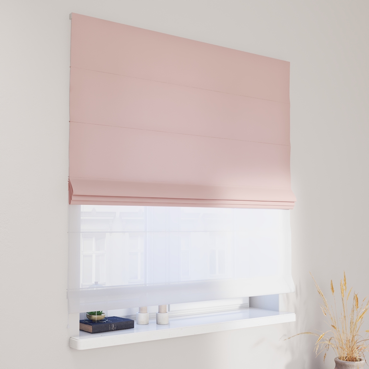 Hotová rímska roleta Duo 120 x 150 cm fialová