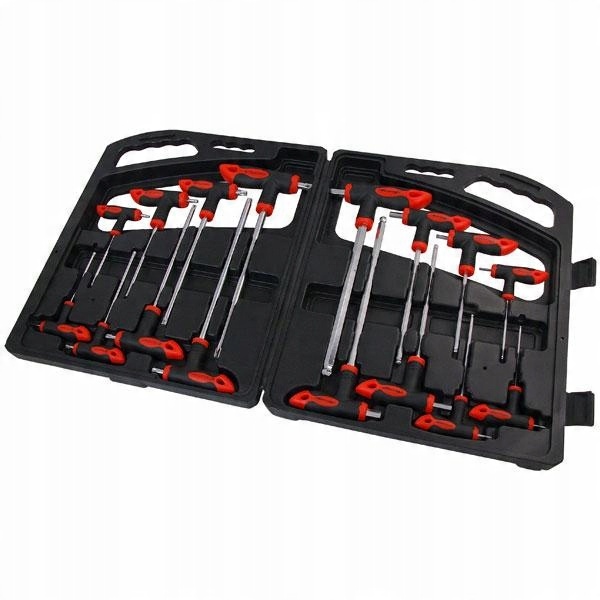 

Zestaw Śrubokrętów Torx 16el. Imbusy Typ T Neilsen