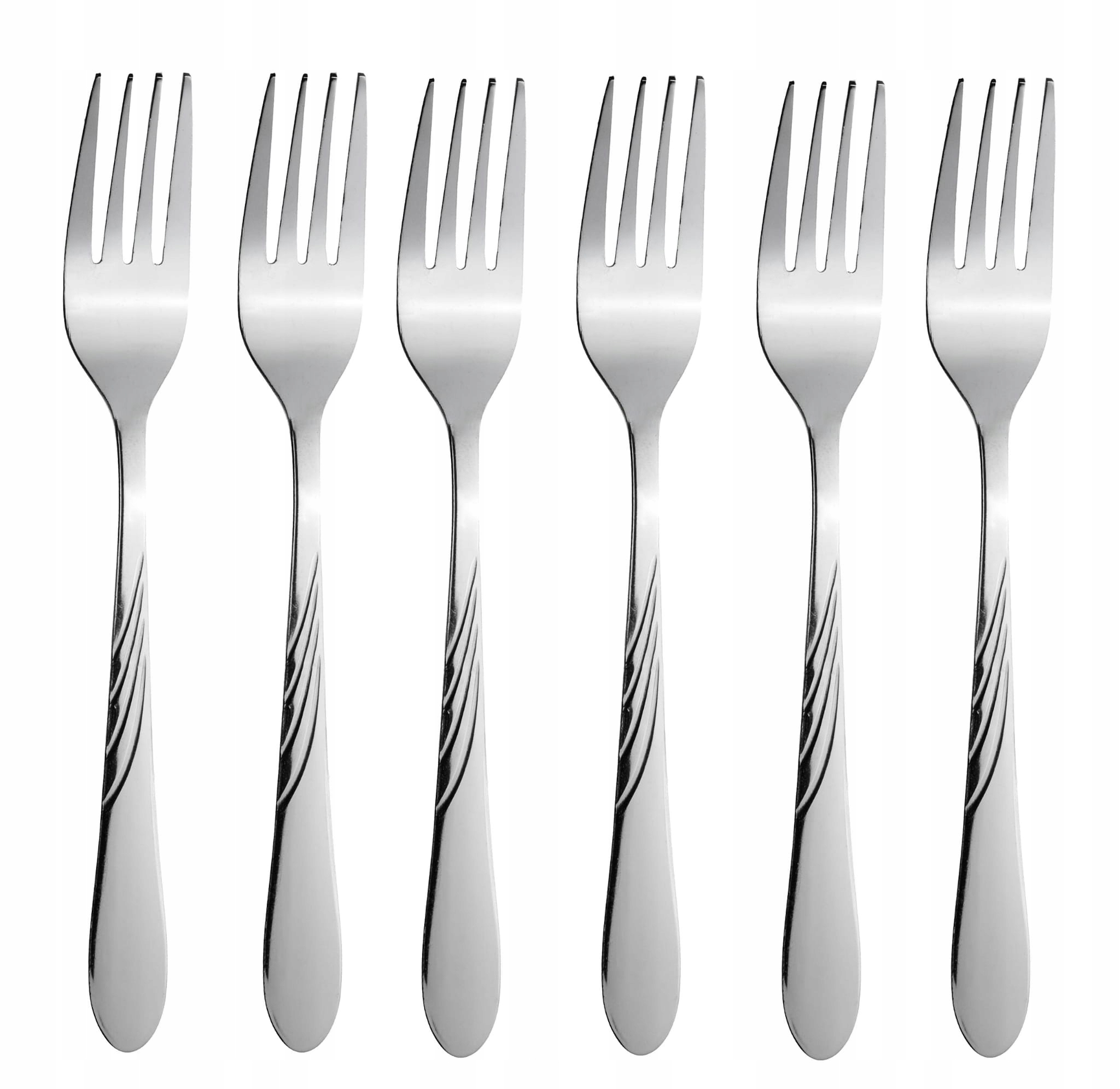 

Sztućce Widelce Widelec Stołowy 19,5cm Kpl 6 Szt