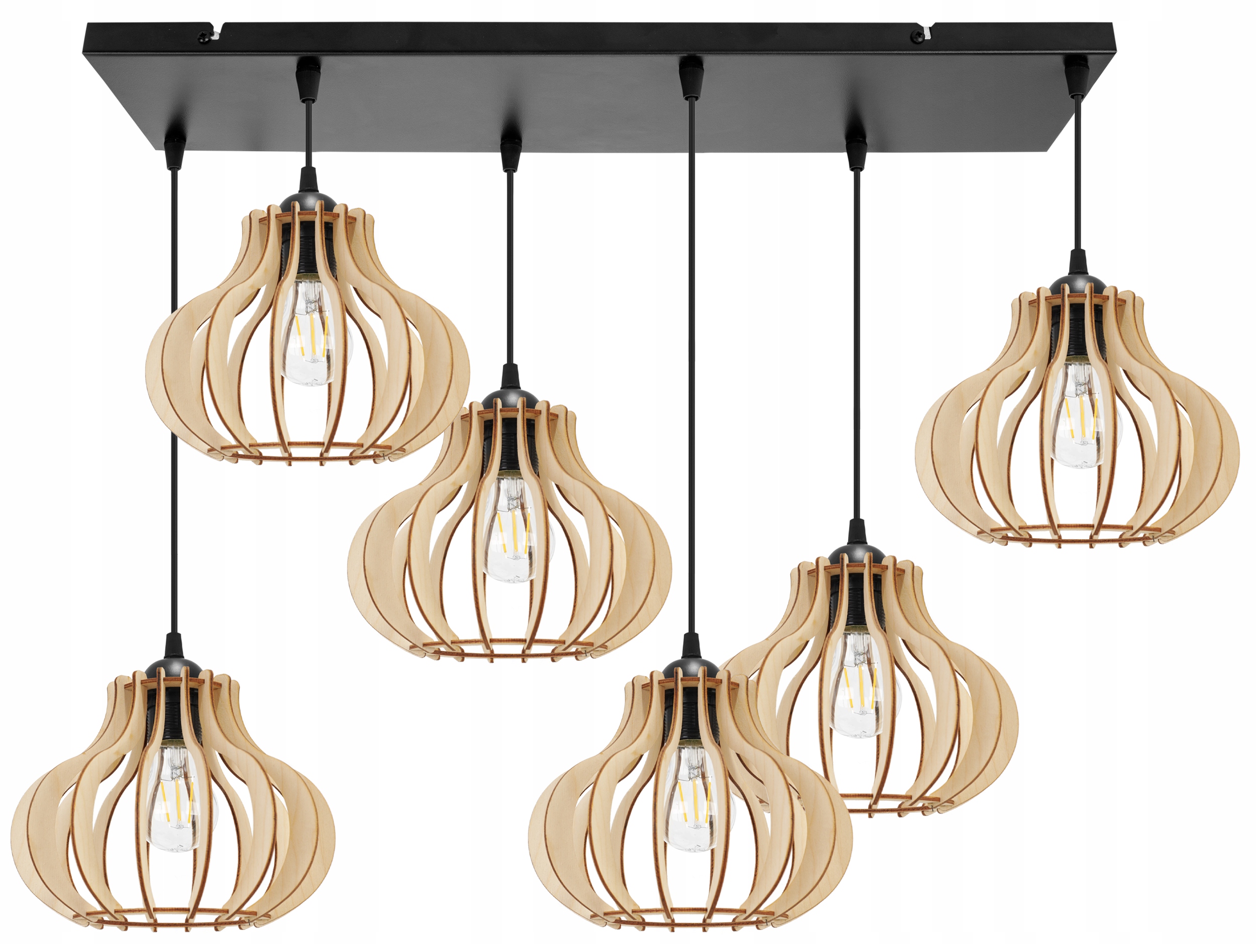 Závěsná Lampa Stropní Lustr Dřevěná, Moderní, Boho, Do Jídelny Pokoje