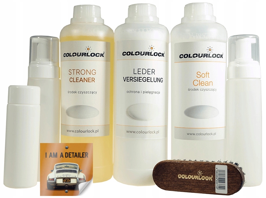 Colourlock Kompletný set detailera na čistenie automobilovej pokožky 3x1L