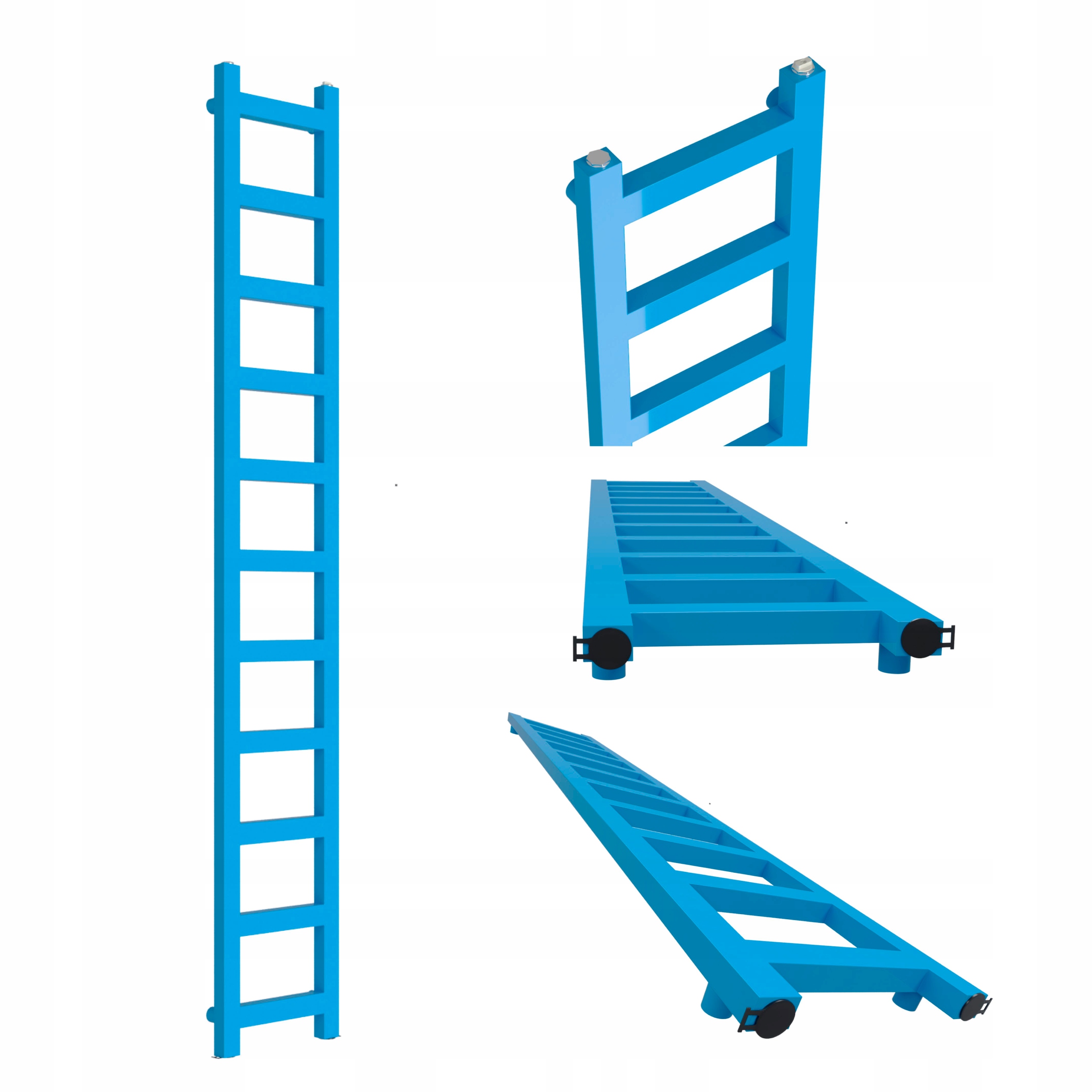 Koupelnový radiátor Lucy 1430x250 Modrý