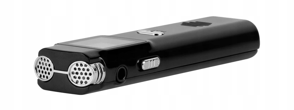 Mini Dyktafon Podsłuch Szpiegowski K&M 8GB USB Kolor czarny