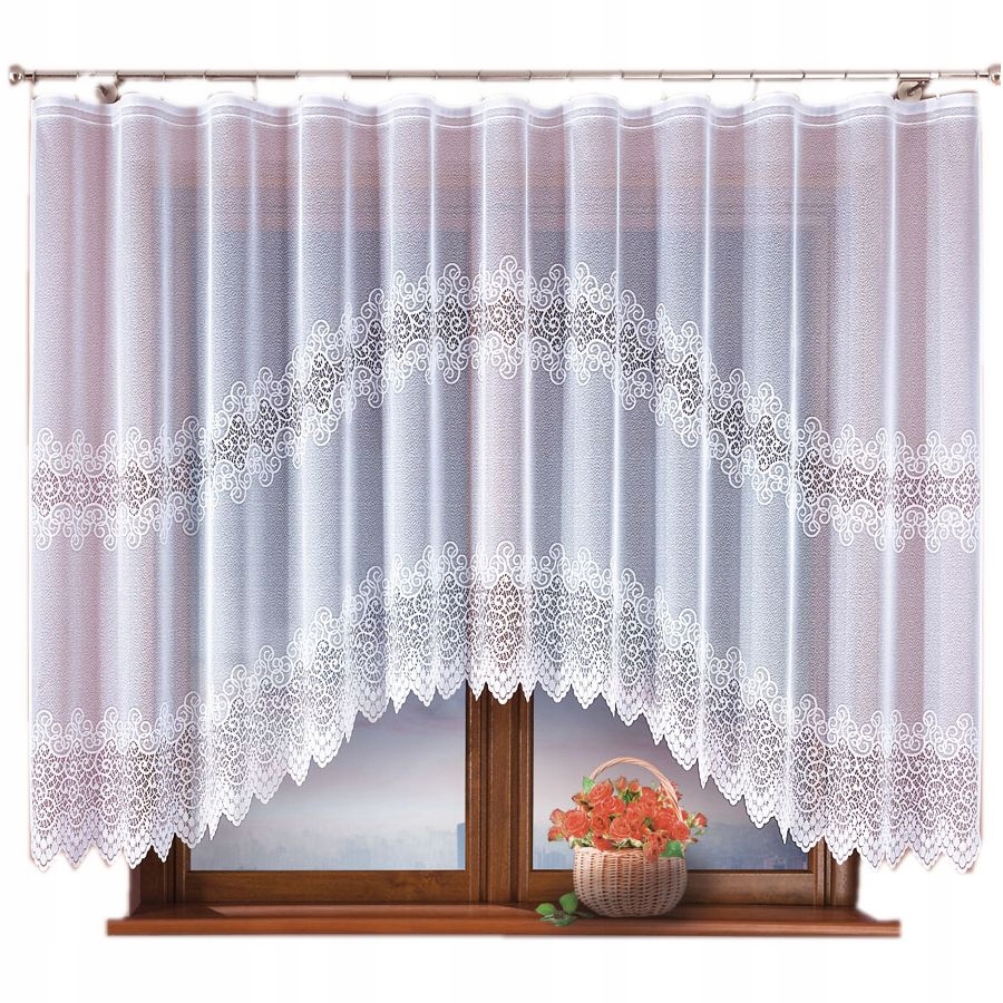 

Firanka gotowa 001539 biała wys 160x300cm