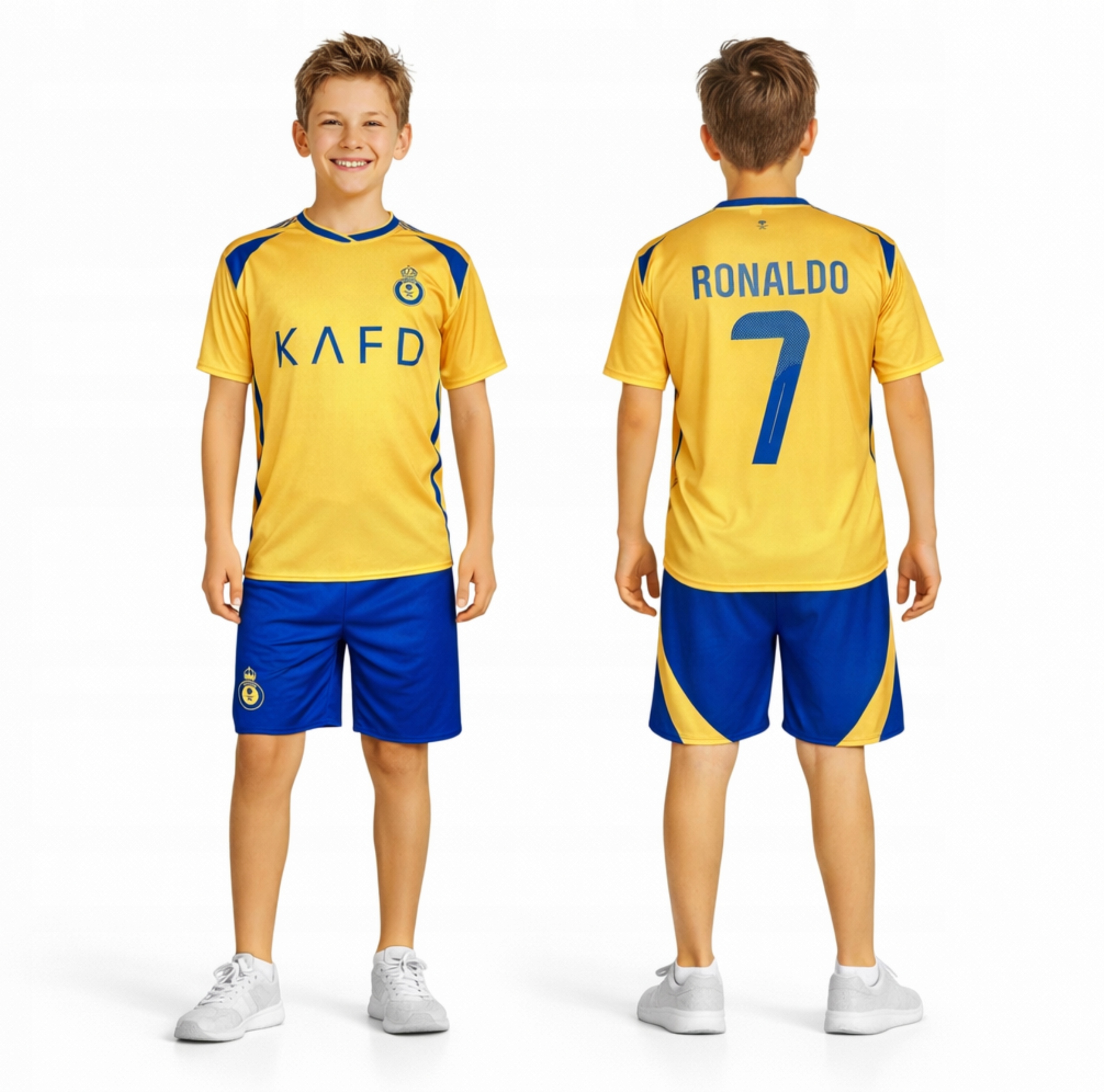 Komplet piłkarski Ronaldo Al-nassr- rozmiar 128 cm