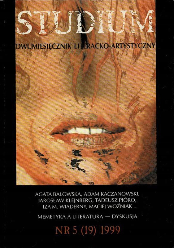 Studium 19/1999 Matematyka a literatura