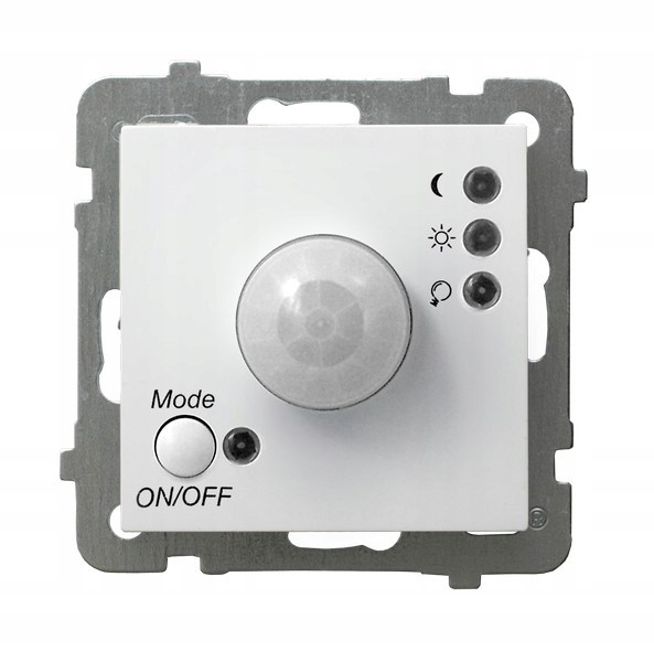 Elektroniczny Czujnik Ruchu 7m 136st Ospel As ŁP-16G/m/00 Biały