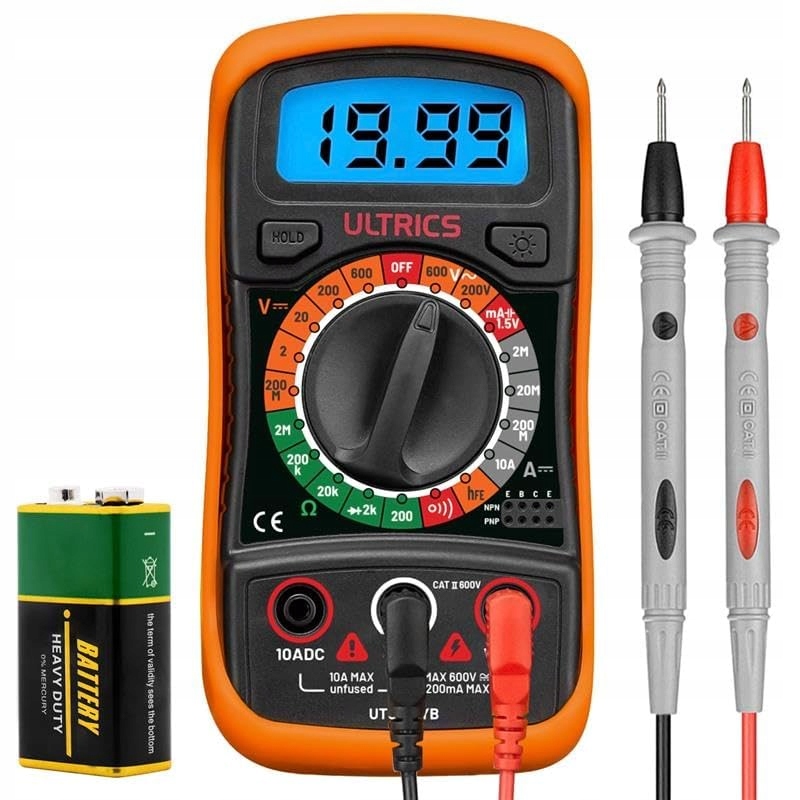 MULTIMETR CYFROWY LCD TESTER AC DC OMOMIERZ MIERNIK CIĄGŁOŚCI DIOD