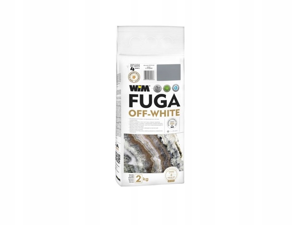 2x Elastická spárovací hmota Wim Off-white 1/16 116 Popelavá 2 kg
