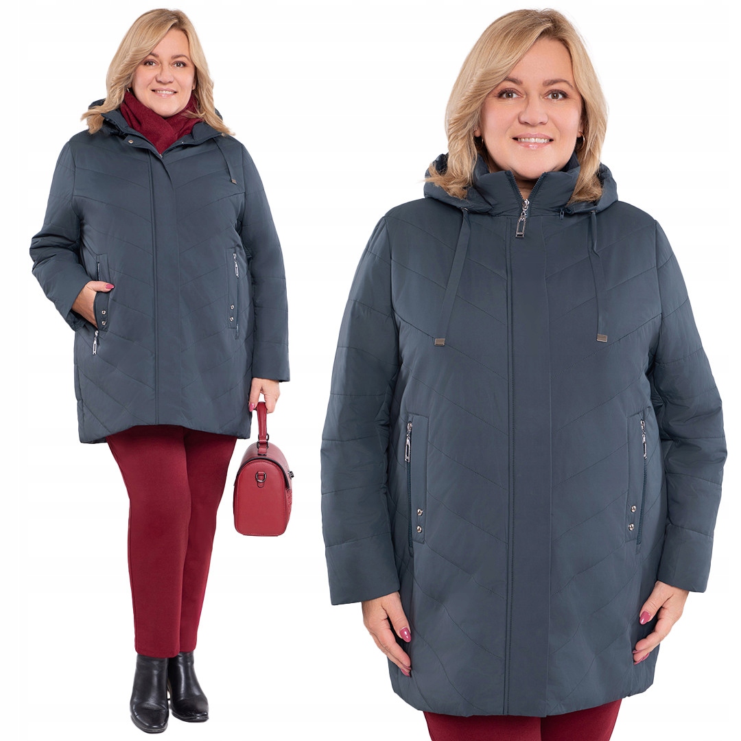 Bunda v grafitové barvě 58