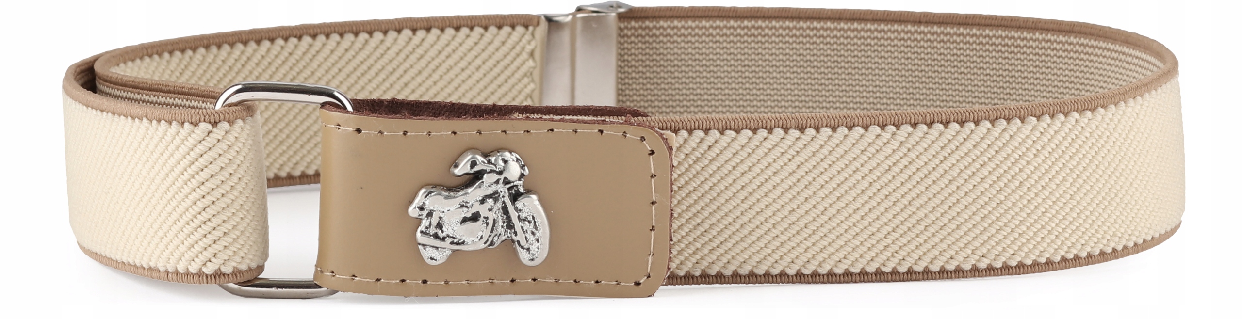 PASEK CHŁOPIĘCY na rzep ELASTYCZNY LADEHEID 62 cm czarny Motor