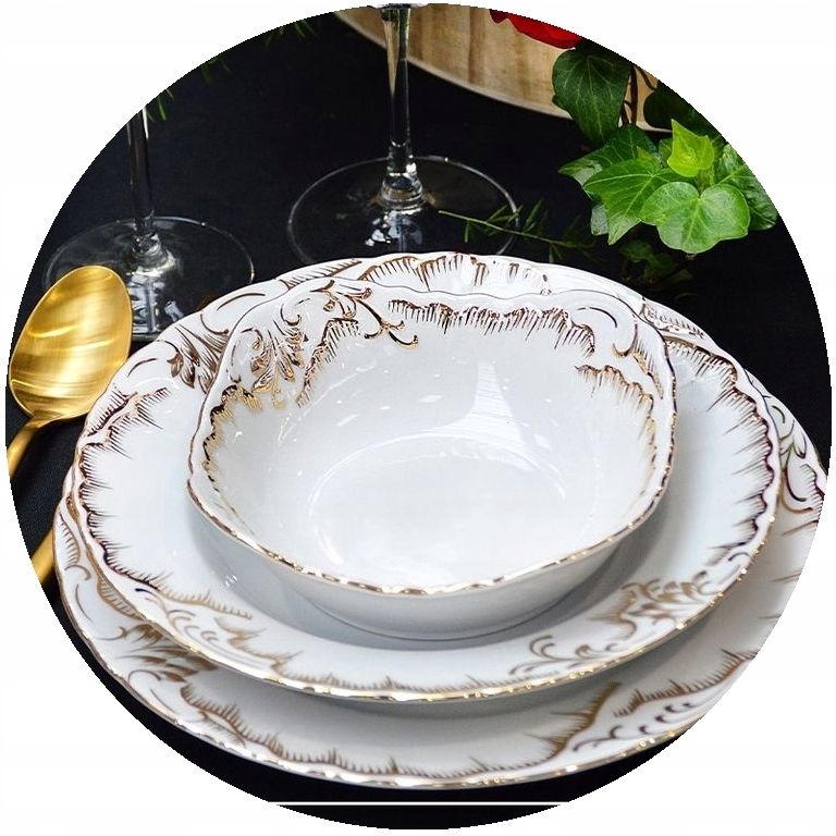 7830 SERWIS OBIADOWY 12/45 Anna ROCOCO ĆMIELÓW