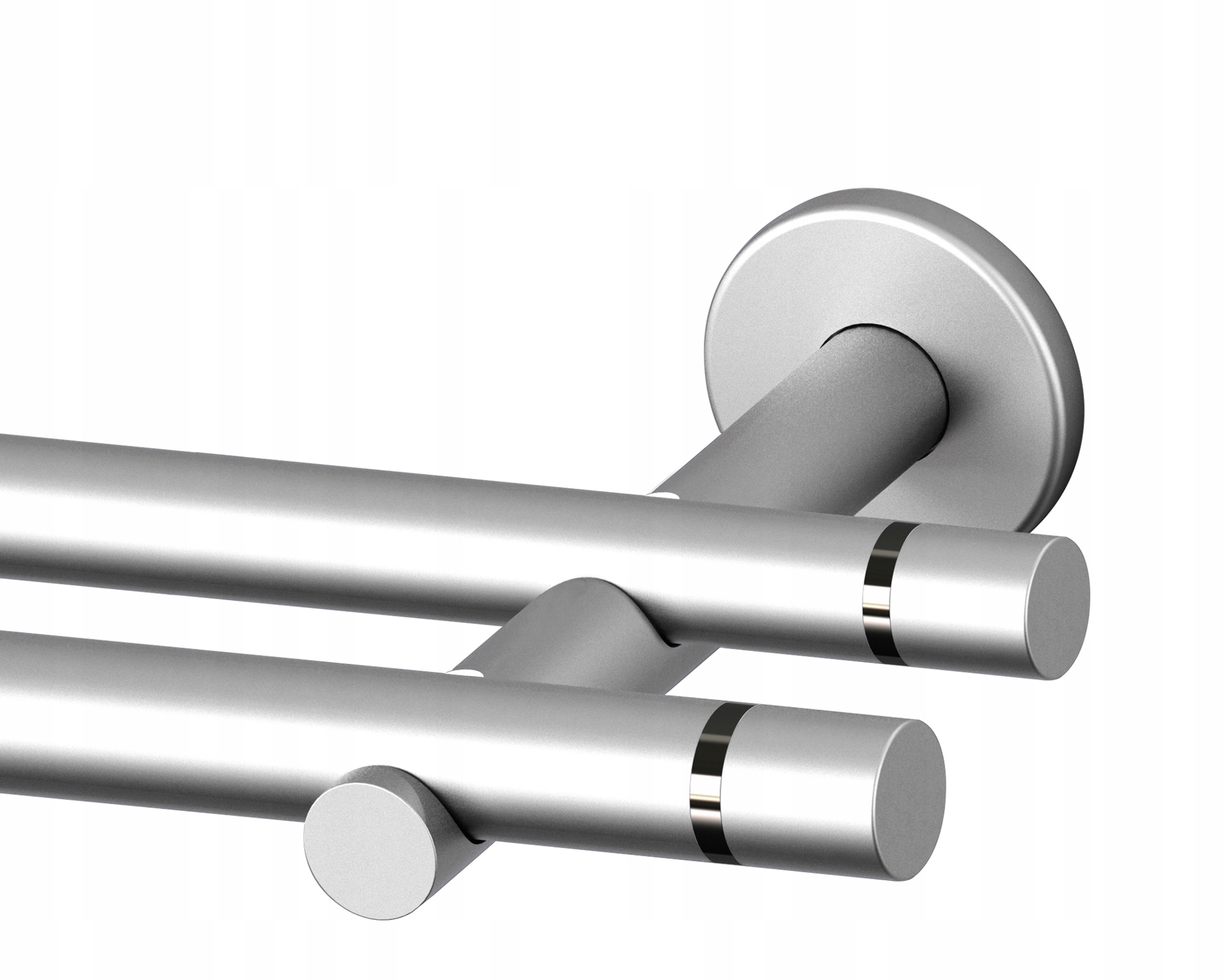 

Karnisz Tokyo 240cm podwójny 19/19mm metal satyna