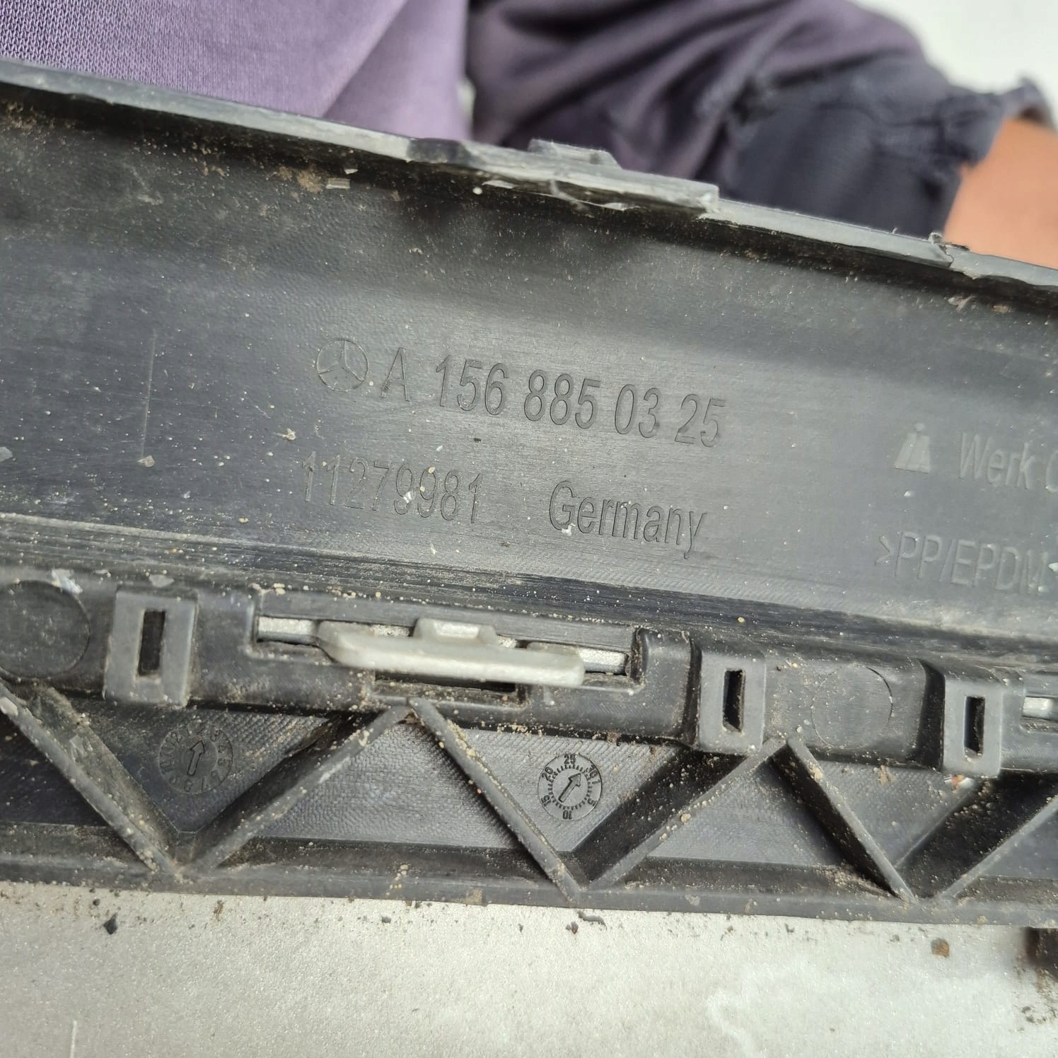 MERCEDES GLA W156 13- SPOILER diffuser bumper rear part A1568850325