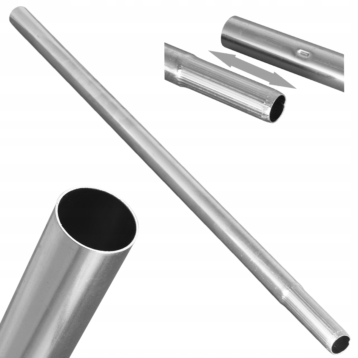 MASZT ANTENOWY SKŁADANY STALOWY 1,5M 150CM OCYNK