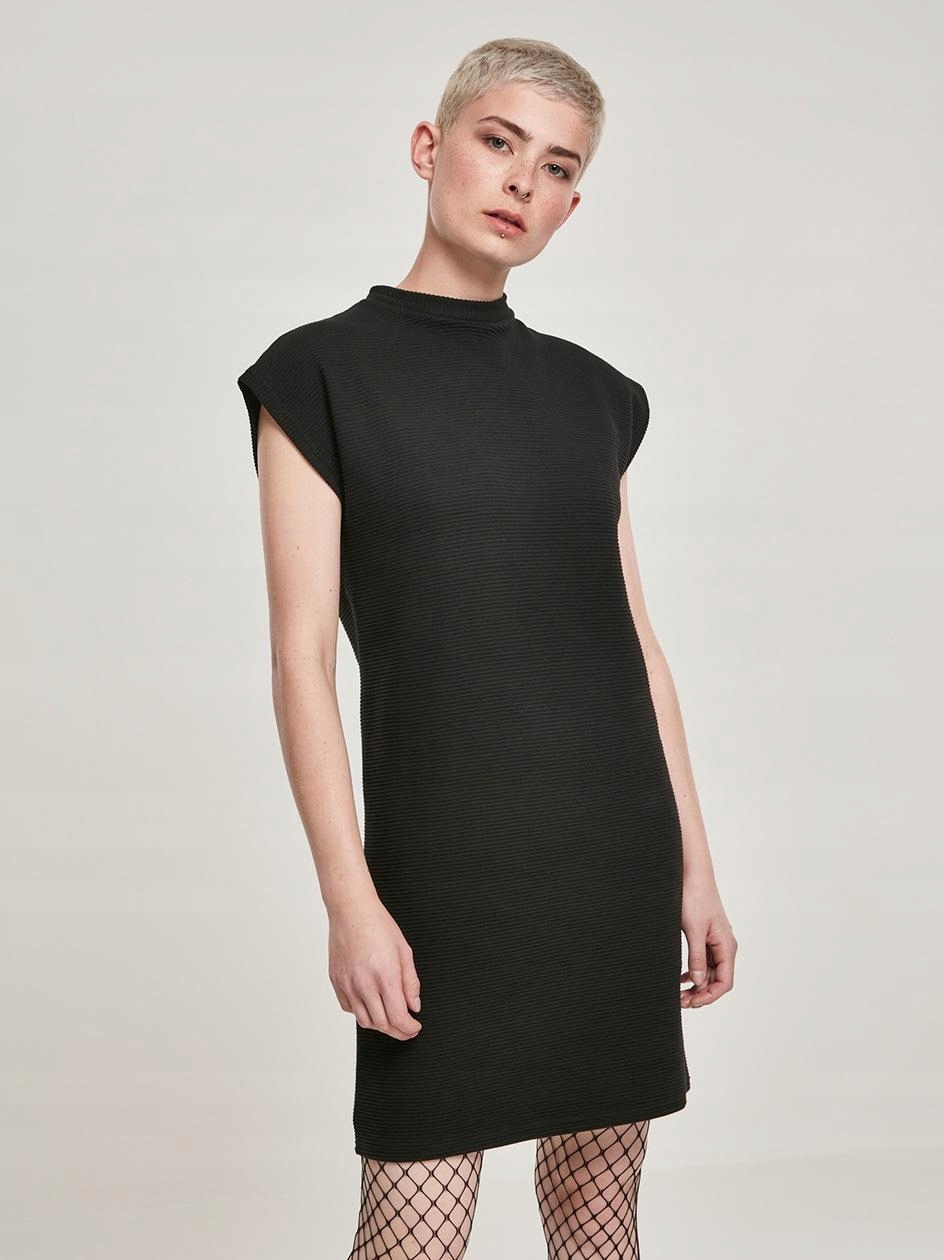 Šaty S Krátkým Rukávem Mini Černá S