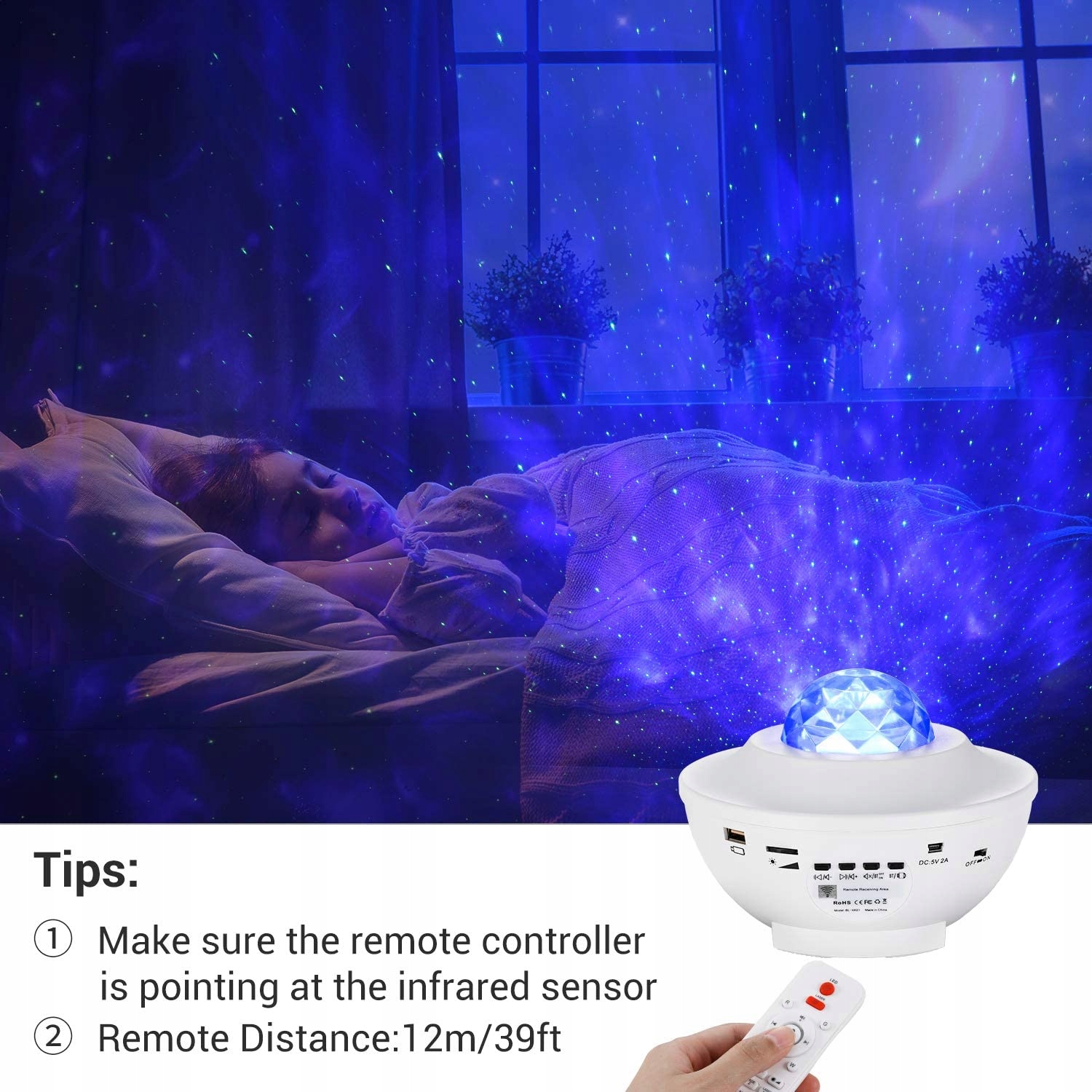 Lampka projektor LED Star BIAŁA Bohater / Bajka brak