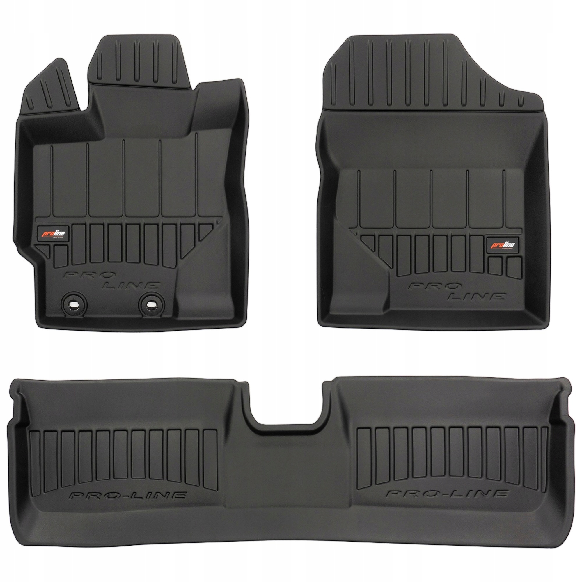 Gumové 3D koberce pro Toyota Yaris III 2011-2019 Nepasují na hybrid