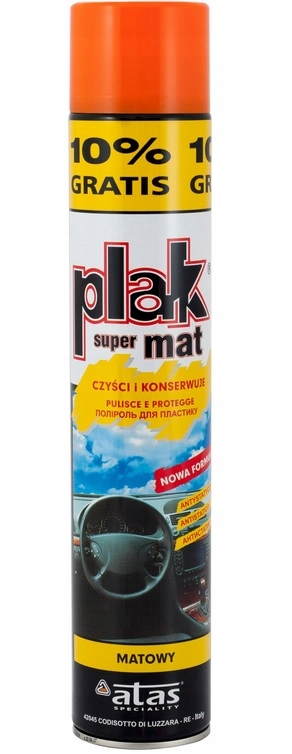 Plak Mat Do Kokpitu Plastików 750 Pomarańcza