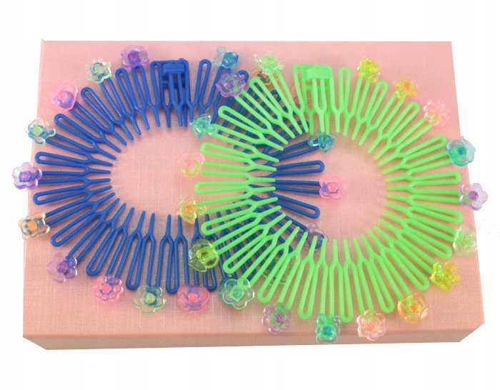 OPASKI DO WŁOSÓW ELASTYCZNE GRZEBIEŃ 2 SZTUKI